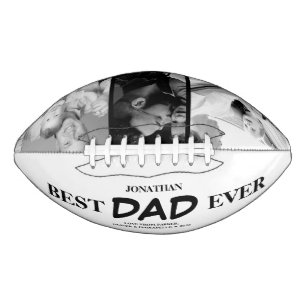 Beste papa ooit vader & kinderen foto ontwerp american football