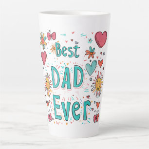 Beste Papa Ooit   Vader Van Het Jaar Latte Mok