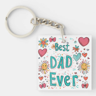 Beste Papa Ooit Vader Van Het Jaar Sleutelhanger