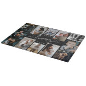 Beste papa ooit | Vaderdag 12 Fotocollage Snijplank (Hoek)