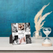 Beste papa ooit | Vaderdag 6 Foto-collage Fotoplaat (Insitu)