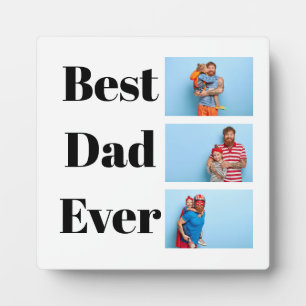 Beste papa ooit Vaderdag Cadeau Foto Fotoplaat
