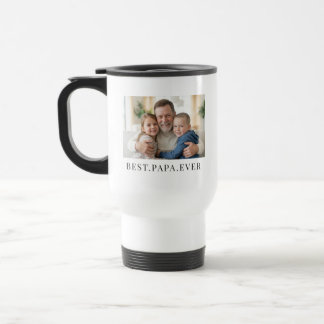 Beste Papa Ooit Vaderdag Cadeau Foto Reisbeker