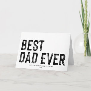 Beste Papa Ooit Vaderdag Cadeau van Dochter Kaart