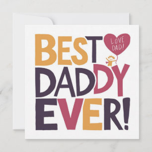 Beste Papa Ooit Vaderdag Feestdagenkaart