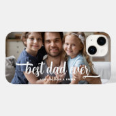 Beste papa ooit Vaderdag foto Case-Mate iPhone Case (Achterkant (horizontaal))