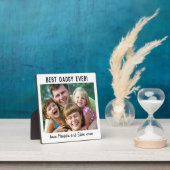 Beste papa ooit Vaderdag Foto Fotoplaat (Insitu)