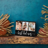 Beste papa ooit - Vaderdag fotocollage Fotoplaat (Zijkant)