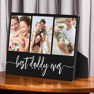 Beste papa ooit - Vaderdag fotocollage Fotoplaat