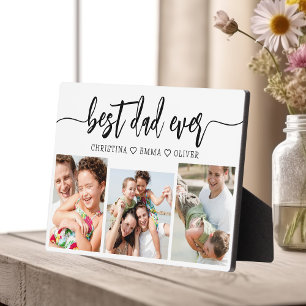 Beste papa ooit - Vaderdag fotocollage Fotoplaat