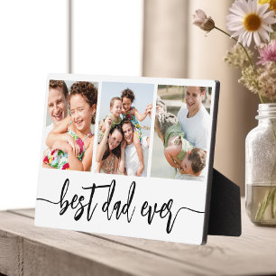 Beste papa ooit - Vaderdag fotocollage Fotoplaat