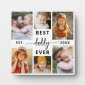 Beste papa ooit - Vaderdag fotocollage Fotoplaat (Voorkant)