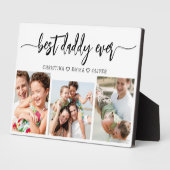 Beste papa ooit - Vaderdag fotocollage Fotoplaat (Zijkant)