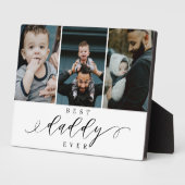 Beste papa ooit | Vaderdag Fotocollage Fotoplaat (Zijkant)