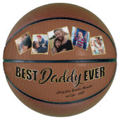 Beste papa ooit Vaderdag Keepslag Basketbal (Voorkant)