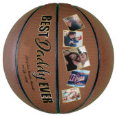 Beste papa ooit Vaderdag Keepslag Basketbal (Verticaal)