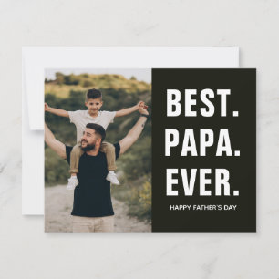 Beste. Papa. Ooit. Vaderdag Notitiekaartje
