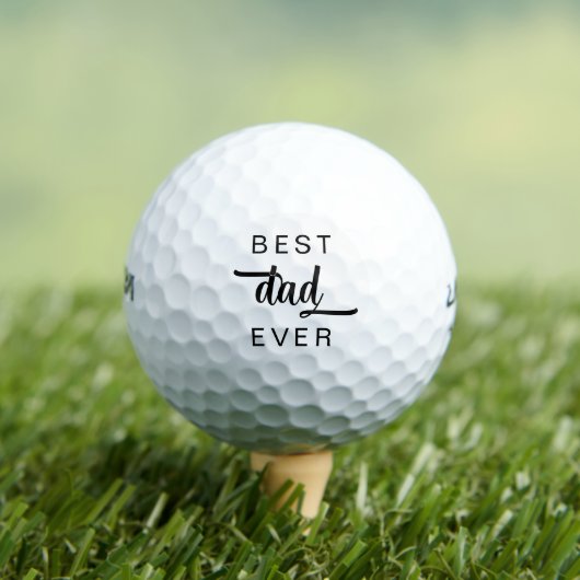 Beste Papa Ooit Vaderdag Script Golfballen (Insitu Shirt)