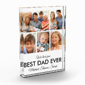 Beste papa ooit Vaders Dag Afbeelding Collage Fotoblokken (Links)