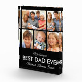 Beste papa ooit Vaders Dag Afbeelding Collage Fotoblokken (Rechts)