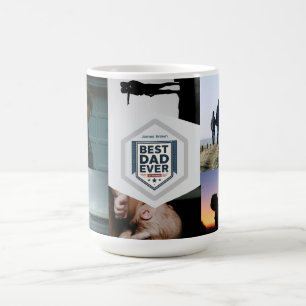 Beste Papa Ooit Vaderschap Typografie Ontwerp Koffiemok
