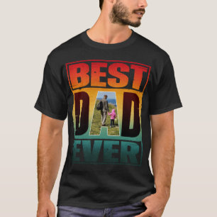 BESTE PAPA OOIT VERJAARDAG PERSOONLIJKE FOTO T-SHIRT