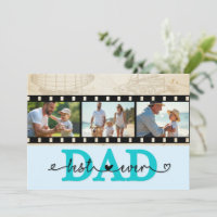 Beste Papa Ooit Vintage Fotocamera Film Kaart