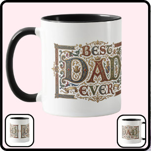 Beste Papa Ooit Vintage Middeleeuwse Fantasy Sproo Mok