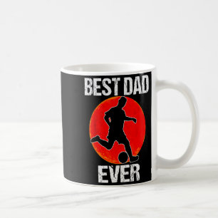 Beste Papa Ooit Vintage Voetbal Papa Vader 2021  Koffiemok