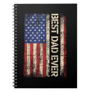 Beste Papa Ooit VS Amerikaanse Vlag Cadeaus voor V Notitieboek