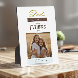 Beste Papa Ooit Wij Liefhebben Jou Vaderdag Fotoplaat