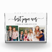 Beste Papa Opa Kleinkinderen Fotocollage Fotoblokken (Voorkant)