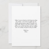 Beste Papa Persoonlijke 4 Foto Collage Kaart (Achterkant)