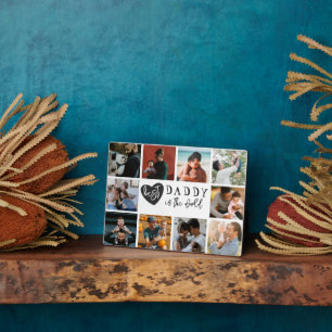 Beste papa ter wereld 10 ImageCollage Fotoplaat