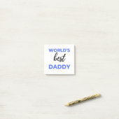 Beste papa ter wereld bl post-it® notes (Op bureau)