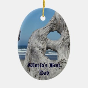 Beste Papa ter Wereld! cadeaus ornamenten Blauwe O