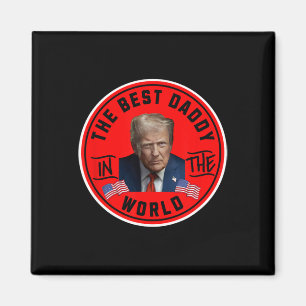 Beste Papa Ter Wereld Grappige Trump Magneet