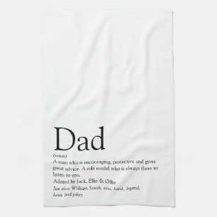 Beste Papa, Vader, Ooit Definitie Theedoek