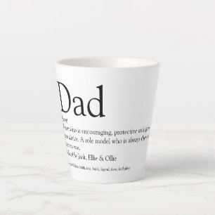 Beste Papa, Vader, Opa Definitie Latte Mok