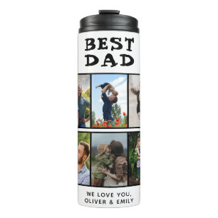 Beste Papa Vaderdag 6 Foto Thermosbeker