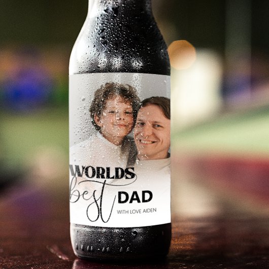 Beste Papa van de Wereld Bier Etiket