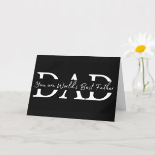 Beste Papa van de Wereld – Een Waarderingskaart Kaart