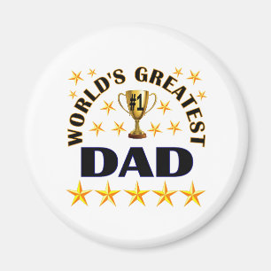 Beste Papa van de Wereld, gouden sterren, Magneet