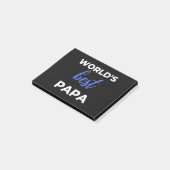 Beste Papa van de wereld Post-it® Notes (Schuin)