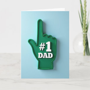 Beste Papa van de Wereld Schuimhand Kaart