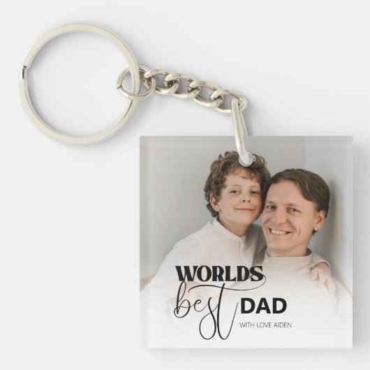 Beste Papa van de Wereld Sleutelhanger (Voorkant)