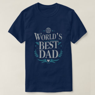 Beste papa van de wereld t-shirt