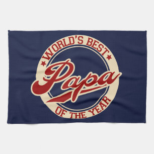 Beste Papa van de wereld Theedoek
