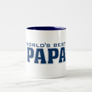 Beste Papa van de wereld Tweekleurige Koffiemok