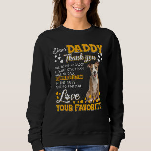 Beste papa van het Amerikaanse Staffy, bedankt dat Trui